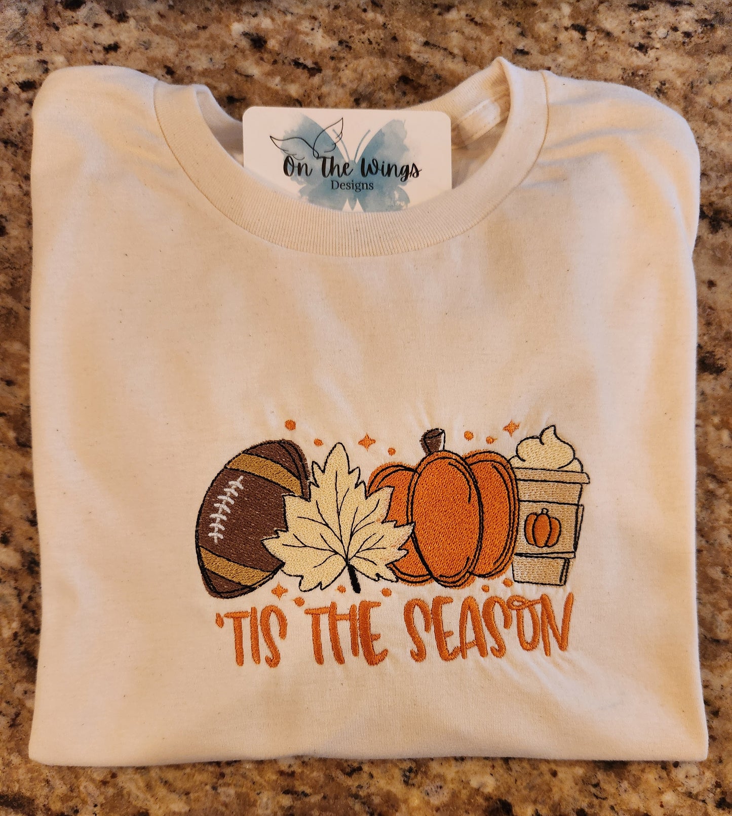 Fall Tis The Season Embroidered Sweatshirt