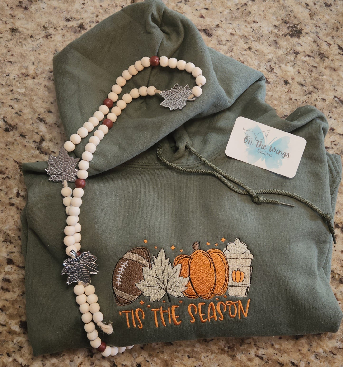 Fall Tis The Season Embroidered Sweatshirt