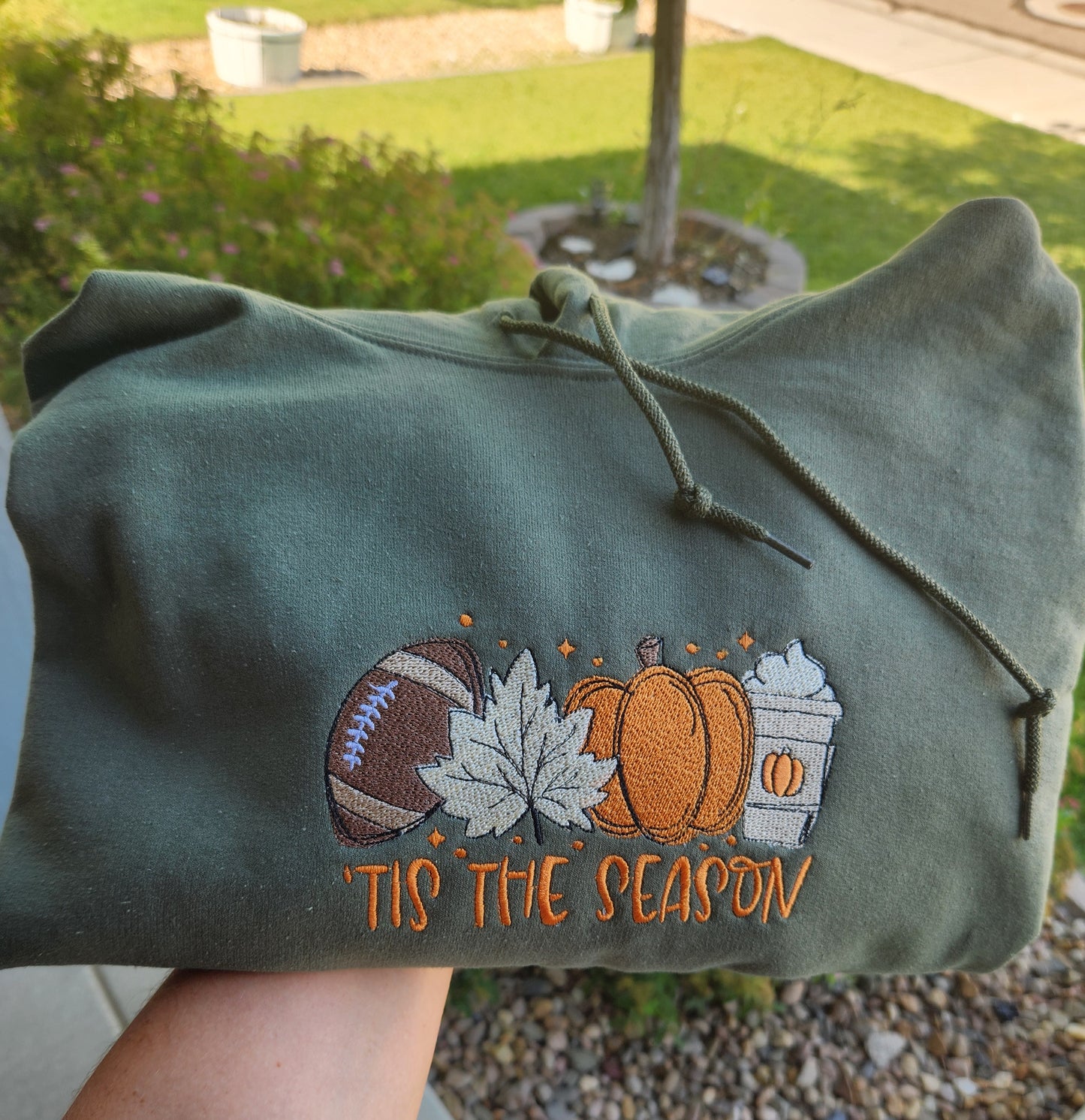 Embroidered Fall Tis The Season